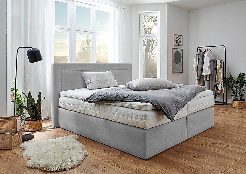 Westfalia Schlafkomfort Boxspringbett wahlweise mit Bettkasten und Topper günstig online kaufen