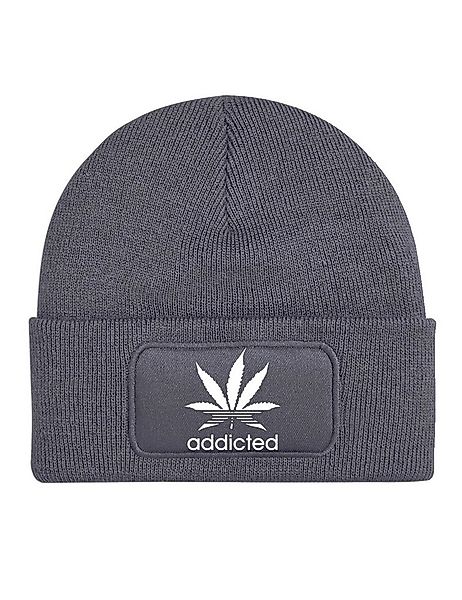Youth Designz Beanie Addicted unisex Beanie Mütze mit modischem Frontprint günstig online kaufen