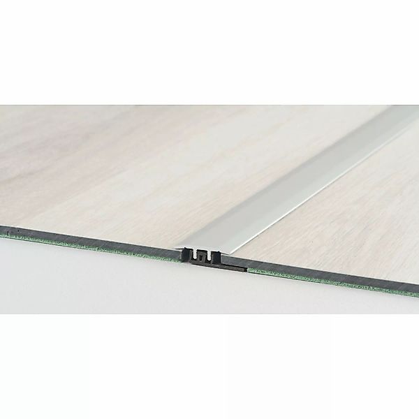 Übergangsprofil für Vinylböden Silber 7,5 mm x 24 mm x 2700 mm günstig online kaufen