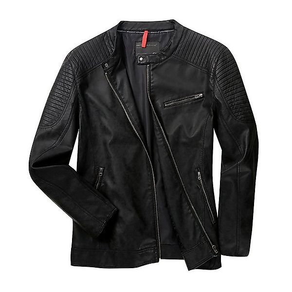 north 56 4 Lederjacke Replika by Allsize XXL Biker-Jacke Lederoptik schwarz günstig online kaufen