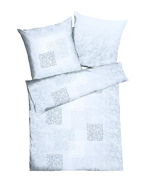 Kaeppel Bettwäsche 135x200cm Basque Kobalt Hellblau günstig online kaufen