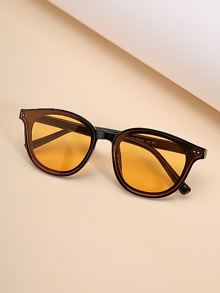 Ovaler Rahmen Vintage Sonnenbrille günstig online kaufen