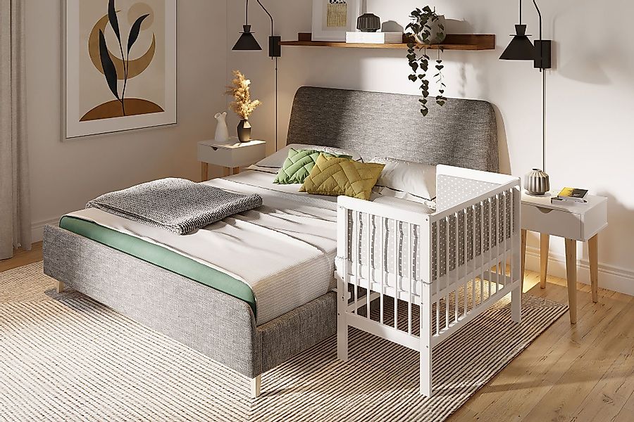 FabiMax Beistellbett Basic weiß günstig online kaufen