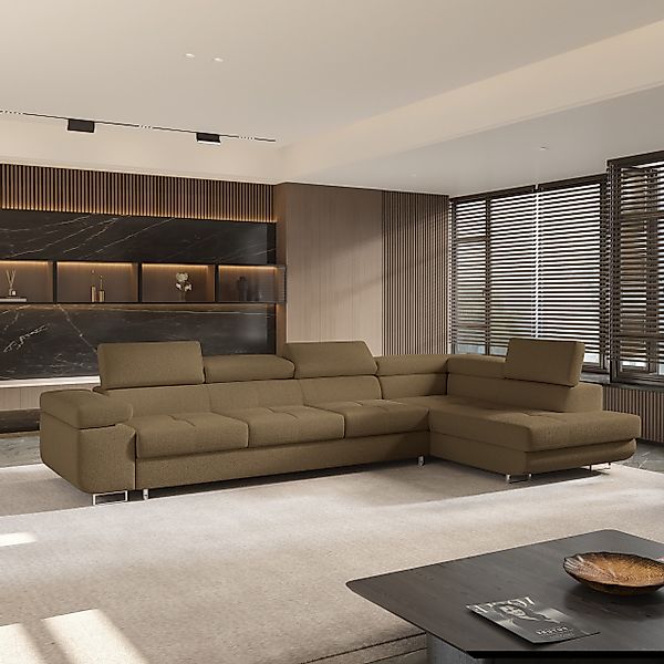 Masseno Ecksofa VICENTE mit Schlaffunktion L-Form, günstig online kaufen