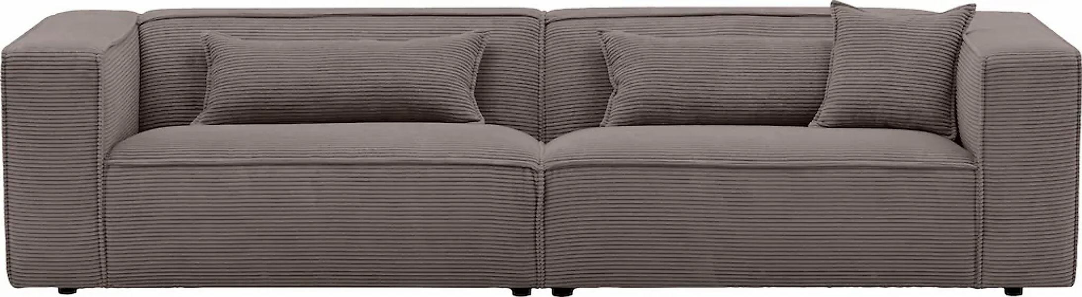 LeGer Home by Lena Gercke 3-Sitzer "PIARA, Couch mit Kedernaht, Sofa in Cor günstig online kaufen