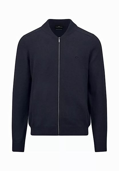 FYNCH-HATTON Strickjacke Fynch-Hatton Strickjacke Collegekragen - dunkelbla günstig online kaufen