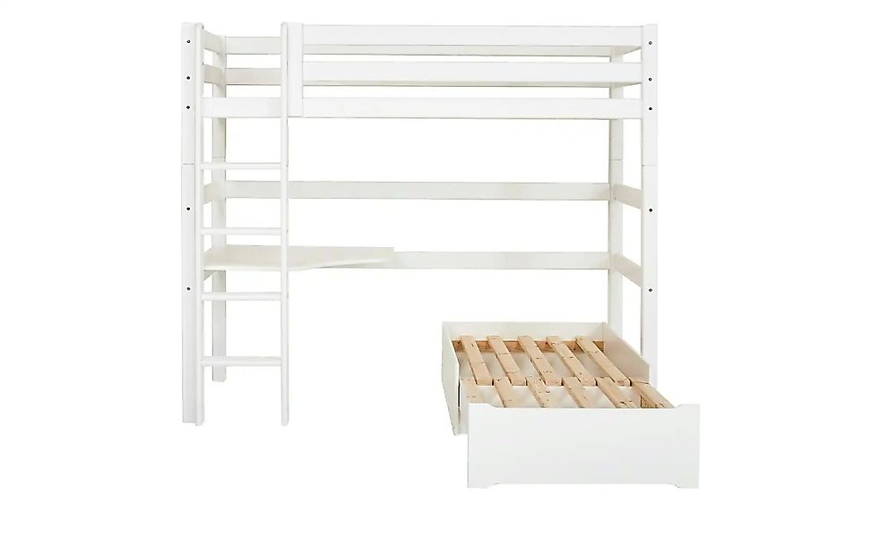 Hochbett  ECO Luxury ¦ weiß ¦ Maße (cm): B: 104 H: 177 Betten > Bettgestell günstig online kaufen