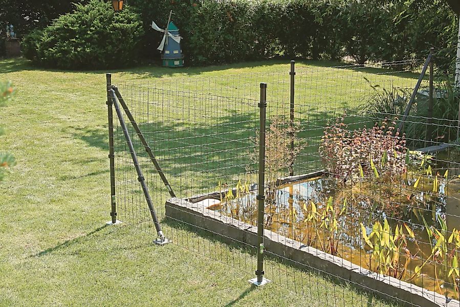 Alberts Eckpfosten "Fix-Clip Pro", für Maschendrahthöhe 153 cm, zum Aufschr günstig online kaufen