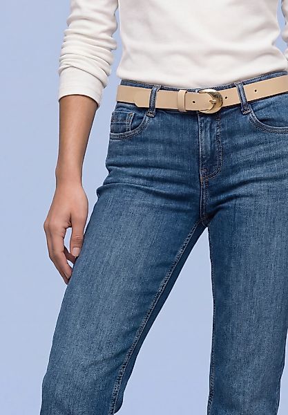 STREET ONE Ledergürtel mit leichtem Schimmer günstig online kaufen