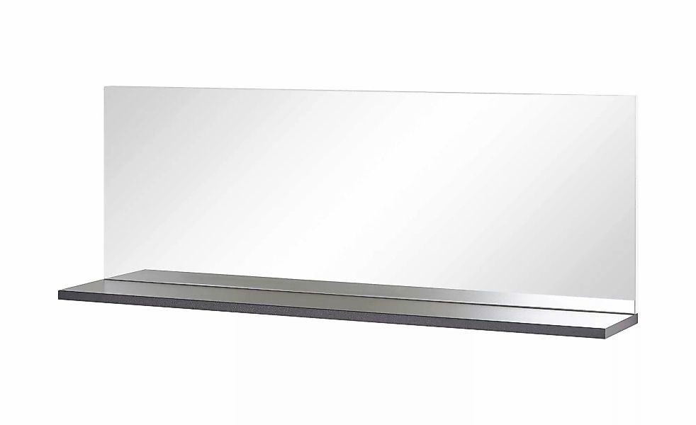 Spiegel 129 x 47 cm Titan ¦ grau ¦ Holzwerkstoff ¦ Maße (cm): B: 129 H: 47 günstig online kaufen
