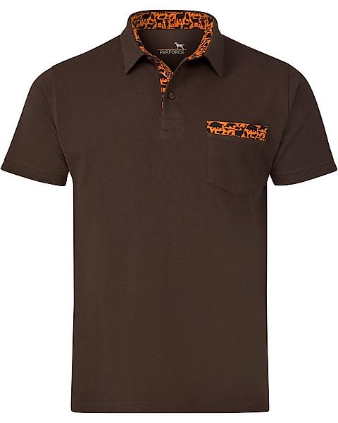 Parforce Essential Poloshirt Poloshirt Waldtier-Detail günstig online kaufen