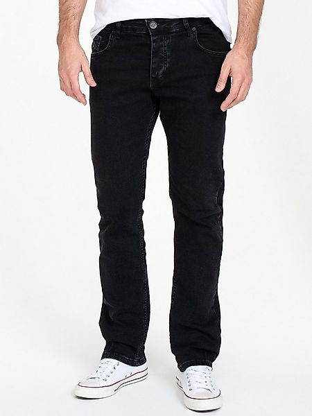 Rock Creek Straight-Jeans Jeans Herren Jeans Stonewashed Schwarz RC-2443 günstig online kaufen