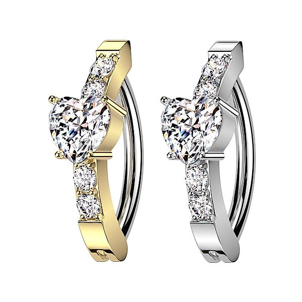 Taffstyle Bauchnabelpiercing Bauchnabelpiercing Clicker Bauchnabel Ring günstig online kaufen