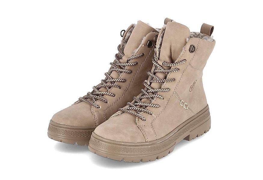 Rieker Rieker N0036-20 Damen Kunstleder beige Winterstiefel günstig online kaufen