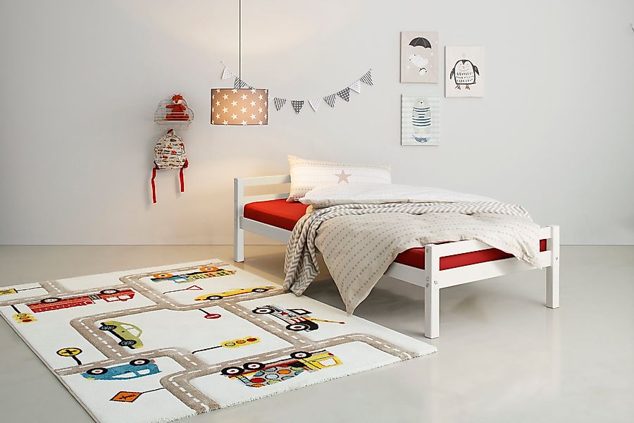Lüttenhütt Kinderbett Alpi, Einzelbett aus schönem günstig online kaufen