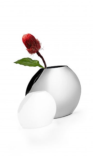 EMILIA schmale Vase mit verspiegelter Oberfläche 35 cm günstig online kaufen