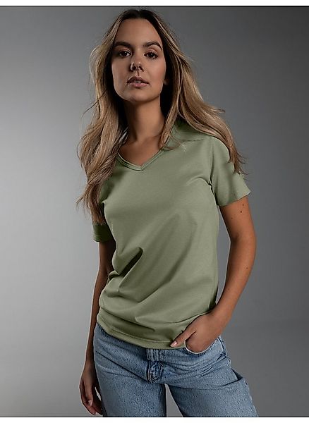 Trigema T-Shirt TRIGEMA V-Shirt Slim Fit (1-tlg) günstig online kaufen