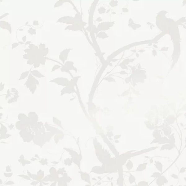 Laura Ashley Vliestapete Oriental Garden Pearlescent White 10,05 x 0,52 m günstig online kaufen
