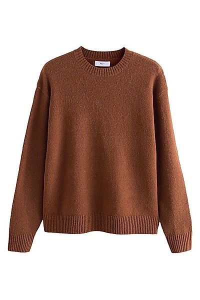 Next Rundhalspullover Relaxed Fit Kuscheliger Pullover mit Wollanteil (1-tl günstig online kaufen