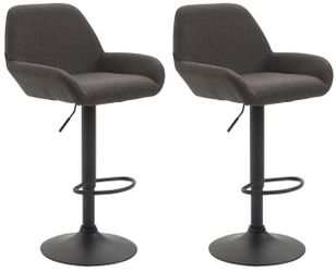 CLP Barhocker Braga Stoff (2er Set, günstig online kaufen
