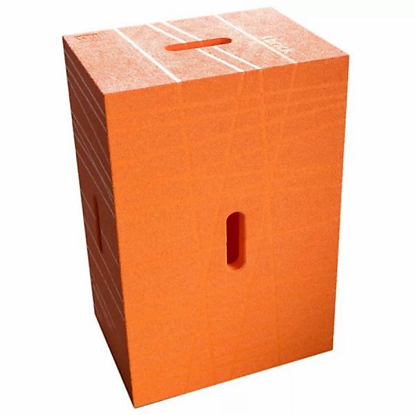Xbrick® Sitzwürfel Hocker multifunktionaler Baustein orange günstig online kaufen