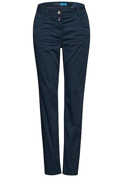 CECIL Chinos NOS Style Scarlett Washed oil blue günstig online kaufen