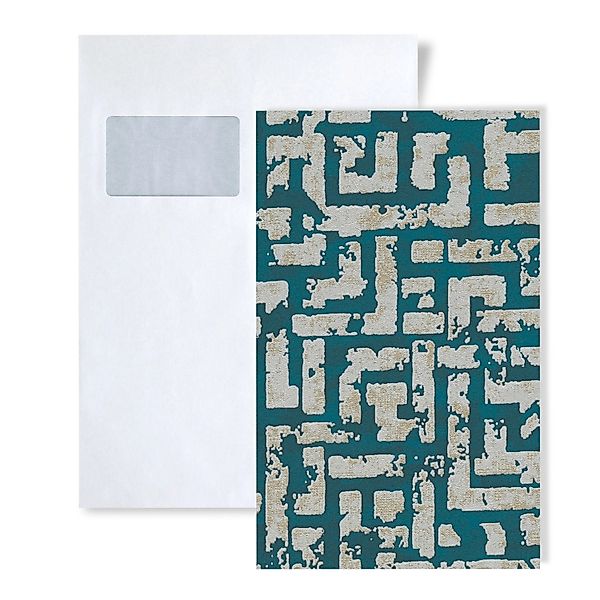 PROFHOME 1 MUSTERSTÜCK S-386953-GU DIN A4 MUSTER der Metallic-Tapete günstig online kaufen