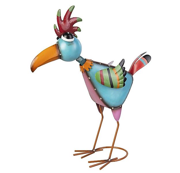 MICA Dekofigur Vogel stehend - bunt - ca. 33 x 13 x 41 cm günstig online kaufen