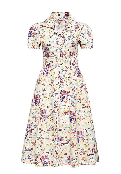 QueenKerosin Sommerkleid Amsterdam (1-tlg) mit Allover-Print günstig online kaufen