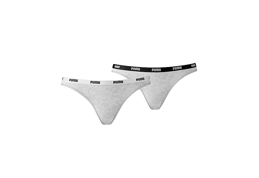 PUMA Bikinislip PUMA WOMEN BIKINI 2P (2er Pack) Low-Rise Design, flache Näh günstig online kaufen