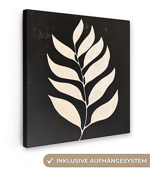 OneMillionCanvasses® Leinwandbild Klinge - Weiß - Minimalistisch, Fotodruck günstig online kaufen