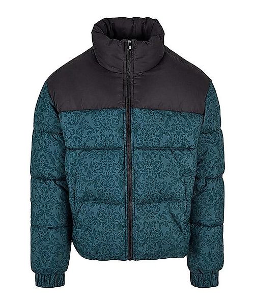 URBAN CLASSICS Sweatjacke Urban Classics AOP Retro Puffer Jacke Polyester günstig online kaufen