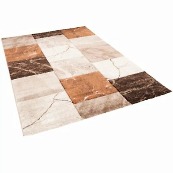 Pergamon Designer Teppich Maui Marmor Optik Teppiche braun Gr. 140 x 200 günstig online kaufen