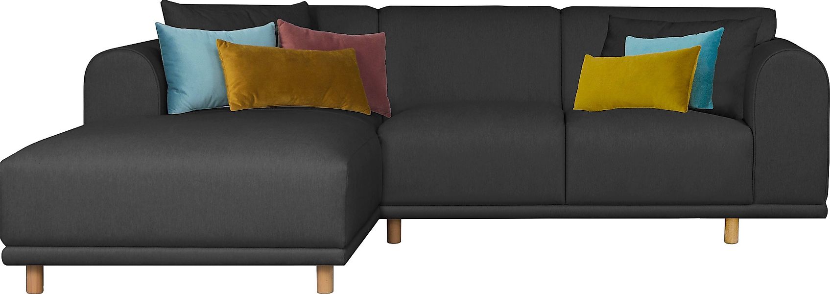 andas Ecksofa Maroon L-Form, in skandinavischem günstig online kaufen
