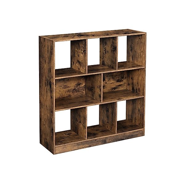 Vasagle Bücherregal 30 cm x 97,5 cm x 100 cm Vintagebraun günstig online kaufen