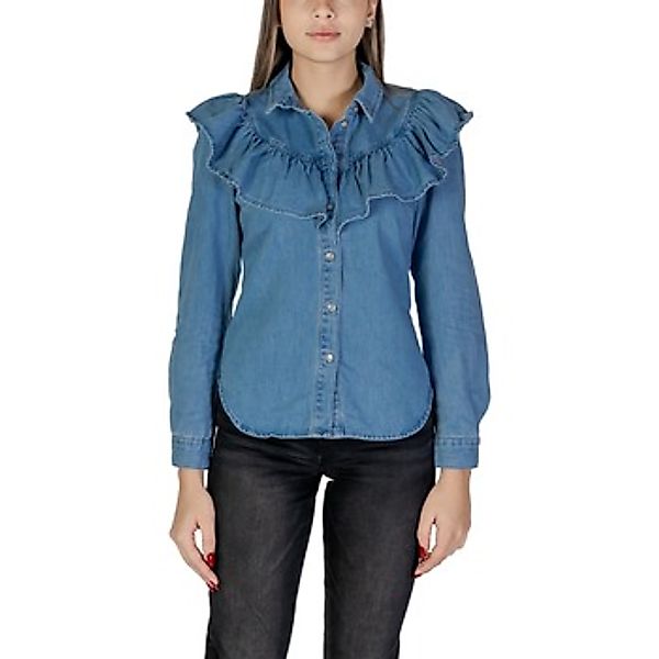Only  Blusen ONLINDIGO LIFE LS FRILL DB DNM QYT 15297988 günstig online kaufen