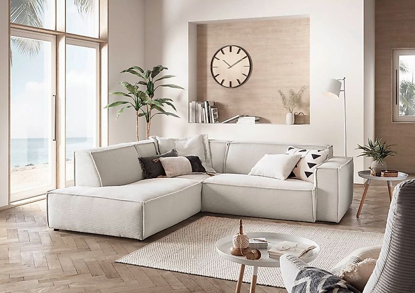 3C Candy Ecksofa "Matteo in elegant, kubischer Formensprache, bequem, L-For günstig online kaufen