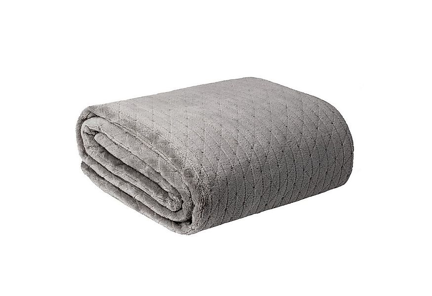 Plaid Cindy, Design91, Warm Kuschelig Gemustert Einfarbig Kuscheldecke Sofa günstig online kaufen