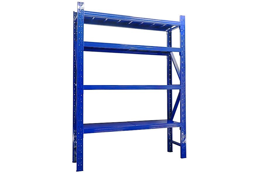 Area1 Schwerlastregal aus Stahl, Kellerregal 200x200x50, Fachlast 200kg, 6- günstig online kaufen