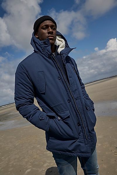 Bruno Banani Parka Winterjacke mit Teddy Fleece gefüttert und anpassbarer K günstig online kaufen