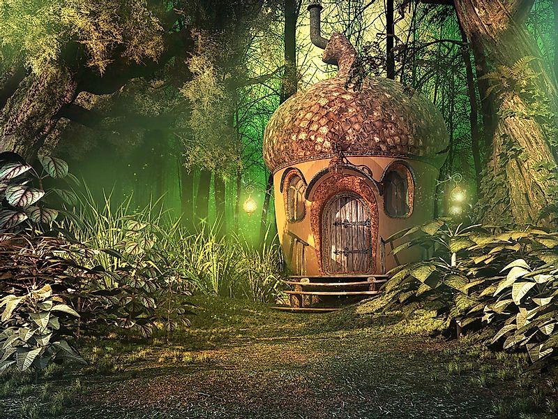 Papermoon Fototapete "Feenhaus" günstig online kaufen