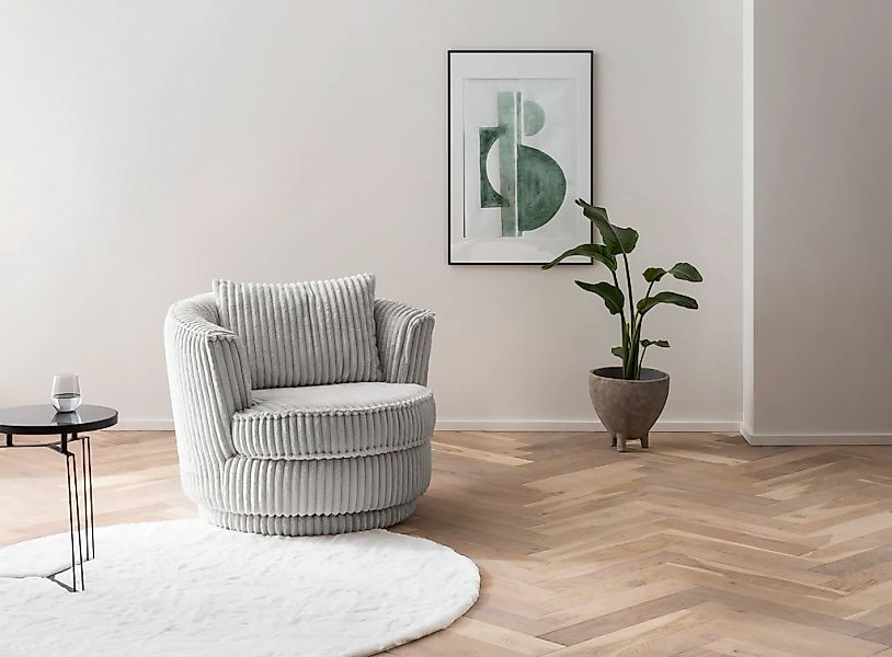 Home affaire Drehsessel "MAISIE, Lese-Sessel, Love Seat," trendige Stoffe M günstig online kaufen