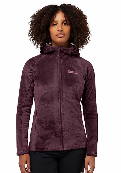 Jack Wolfskin Fleecejacke "ROTWAND HOODED FZ W", mit Kapuze günstig online kaufen