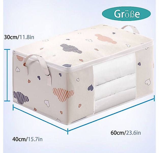 Coonoor Aufbewahrungsbox Bettdecken-Aufbewahrungstasche mit großem Fassungs günstig online kaufen