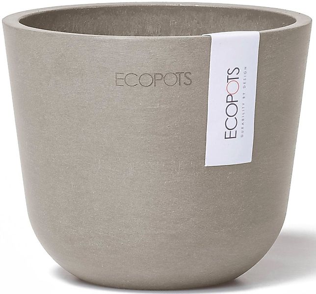 ECOPOTS Blumentopf Oslo Mini 11,5 Taupe, für den Innenbereich günstig online kaufen