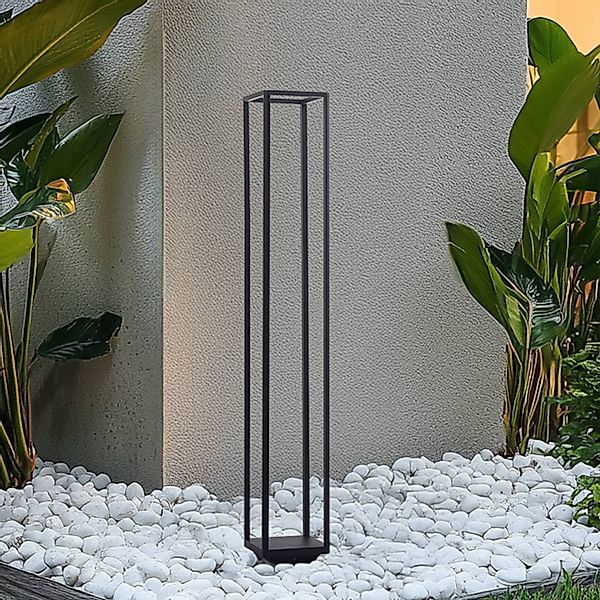 Lucande LED-Wegeleuchte Thorvid, Höhe 120 cm, schwarz günstig online kaufen