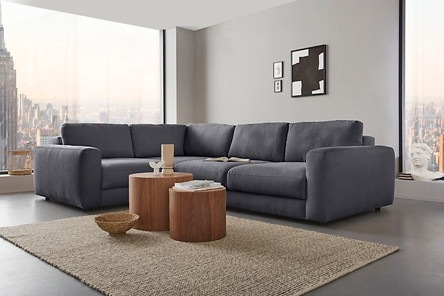 PLACES OF STYLE Ecksofa »Bloomfield, Breite 304cm, Mega Polsterecke mit vie günstig online kaufen
