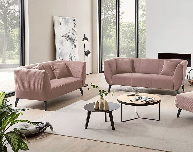 INOSIGN Polstergarnitur »Colori«, (Set, 2 tlg., 3-Sitzer und 2-Sitzer), auc günstig online kaufen
