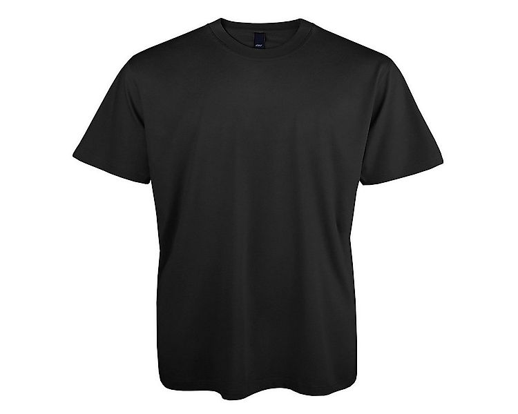 Dave's Rundhalsshirt Dave`s Basic T-Shirt schwarz große Größen günstig online kaufen