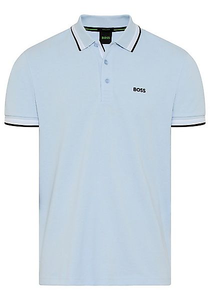 BOSS GREEN Poloshirt Paddy atmungsaktive Piqué-Webstruktur, Flachstrickkrag günstig online kaufen